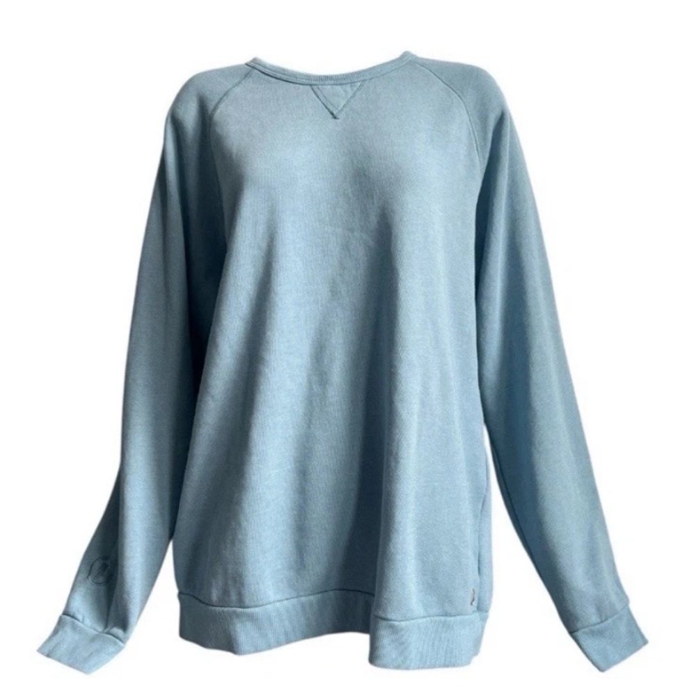 Marine Layer Powder Blue Crewneck Sweatshirt - Picture 2 of 6